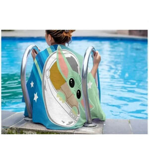 Baby Yoda Kids Beach Towel Madalorian